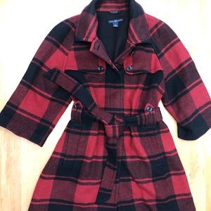 ‼️ 4/$20 SALE‼️ Gap Wool Buffalo Print Coat